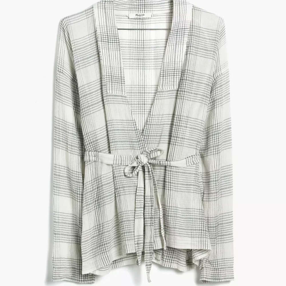 Madewell kimono wrap duster